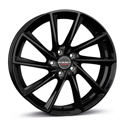 Borbet VTX black glossy 8x18 5x108 ET45 CB72,6 60°