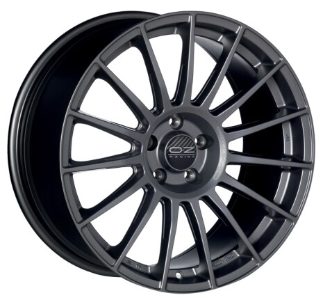 Oz Racing Superturismo LM Matt Graphite Silver Lettering 8,5x19 5x112 ET44 CB75,0 R12