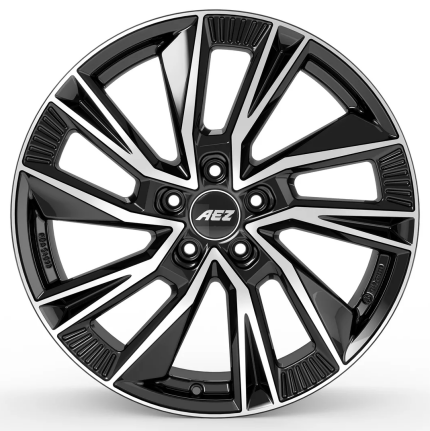 Aez Havanna dark Black/polished 8x20 5x114.3 ET40 CB71,6 60°