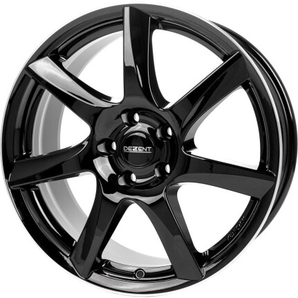 Dezent TW dark Black/polished lip 7x16 5x108 ET37 CB70,1 60°