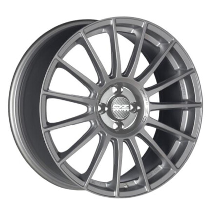 Oz Racing Superturismo LM Matt Race Silver Black Lettering 8x18 5x108 ET45 CB75,0 60°
