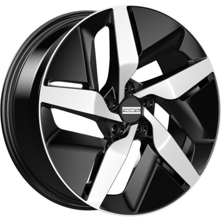 Fondmetal e-Joule Glossy Black Machined 8x20 5x108 ET47 CB63,4 60°