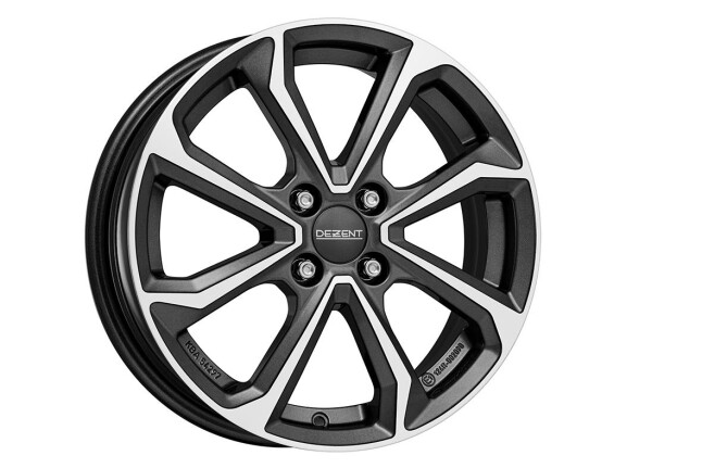 Dezent KT dark Gunmetal/polished 6x16 4x100 ET50 CB54,1 60°
