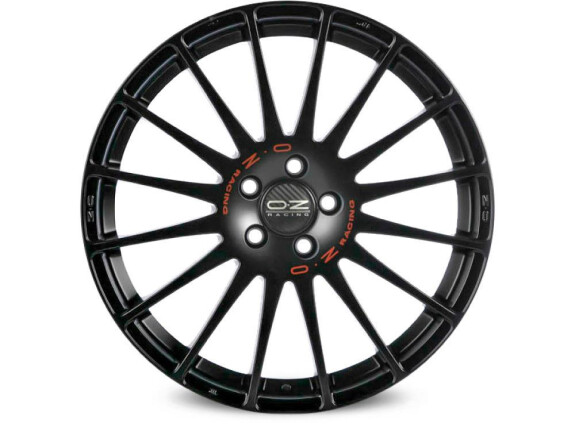 Oz Racing Superturismo GT Matt Black Red Lettering 7,5x17 5x112 ET35 CB75,0 R12