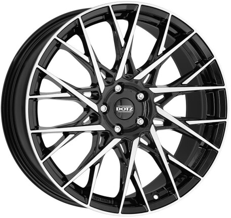 Dotz Fuji dark Black/polished 7,5x18 5x114.3 ET45 CB67,1 60°