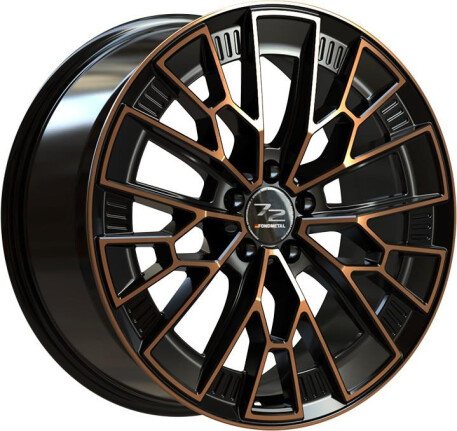 Fondmetal 1972 Black Clearcoat Matt Bronze Machined 9x21 5x112 ET26 CB66,6 60°