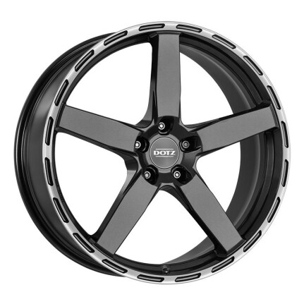 Dotz MarinaBay dark Gunmetal/polished lip 9,5x19 5x112 ET35 CB70,1 60°