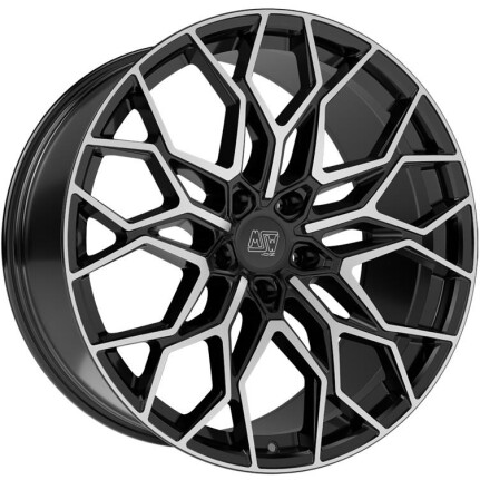 Msw 51 Gloss Black Full Polished 10x20 5x120 ET35 CB64,1 60°
