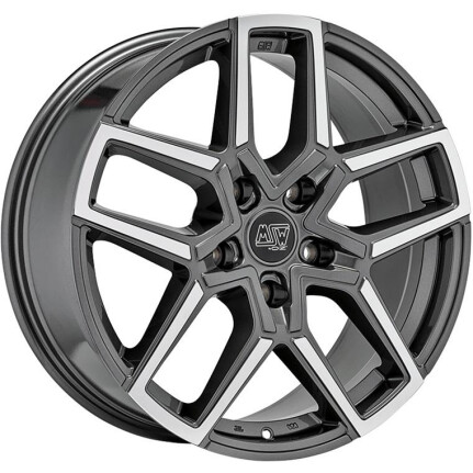 Msw 52 Gloss Gun Metal Full Polished 8,5x20 5x114.3 ET45 CB73,1 60°